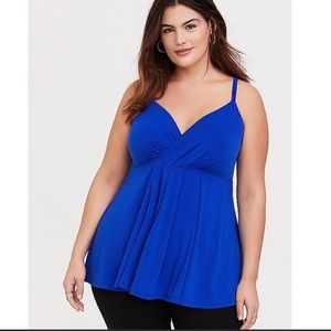 Torrid Studio Knit Surplice Babydoll Cami